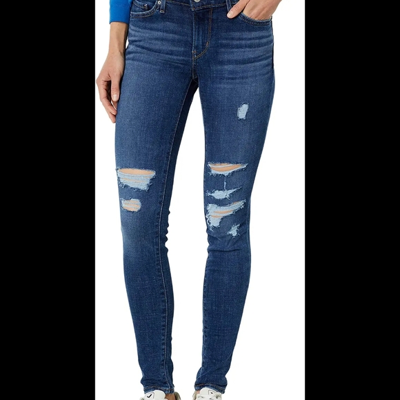 Levi's 711 Distressed Skinny Jeans, Size: 27 - Picture 1 of 10
